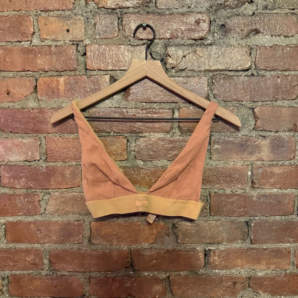 Skims Pink triangle bralette